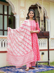 AKIKO Women Kurta Pant Dupatta Set