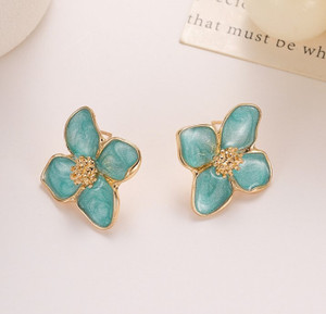 akison jewels flower earrings floral earrings korean earrings for women girls western earring alloy stud earring