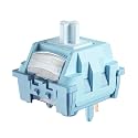 Akko Creamy Blue U1 Keyboard Switch Lubed Switch for Mechanical Gaming Keyboard, 5-Pin 48gf Tactile Switches 100 Pcs