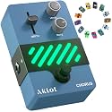 AKLOT Chorus Electric Guitar Pedal: Warm Vintage Shimmer to Lush Chorus Depth, Dynamic Touch-Responsive Modulation, Rate & Depth Control, Mini Guitar Effect Pedal with True Bypass, NEON TwinWave