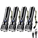 AKNEAR Rechargeable LED Flashlight High Lumens Super Bright