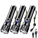 AKNEAR Rechargeable LED Flashlight High Lumens Super Bright