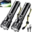 AKNEAR Rechargeable LED Flashlight High Lumens Super Bright