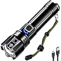 AKNEAR Rechargeable LED Flashlight High Lumens Super Bright