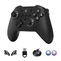 AKNES Gulikit KK3 Pro Controller, 1000Hz Polling Rate for Wins, Hall Joysticks and Triggers, Wireless Controller for Windows/Switch/Android/iOS/macOS/Steam Deck, Maglev/Rotor/HD Vibration - Black