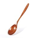AKOAK 1 Pack 7.1 Inch Long Handle Natural Wooden Spoon Kitchen Cooking Dining Soup Tea Honey Coffee Utensils Tools Soup Teaspoons Tableware (Brown)