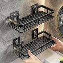 AKOOPAR GLOBAL Bathroom Wall Shelf Organizer 30cm