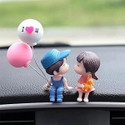 AKOOPAR GLOBAL CAR DASHBOARD CUTE COUPLE PAIR