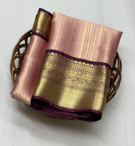 Akram Textiles Hub Woven Banarasi Tissue Art