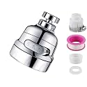 AKRIZA Tap Extender for Kitchen Sink | 3 Modes Movable 360° Rotatable Splash Filter Faucet | Up to 30% Water Saving | Flexible Tap Aerator | Kitchen & Bathroom Tap Extension Kitchen Accessories Items