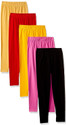 Aksa Clothing Legging For Girls (Multicolor Pack of 5)