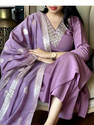 Aksa Fashion Embroidered Kurta TrouserPant Dupatta