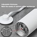 Aksh Manual Coffee Grinder, Manual Coffee Bean Grinder Coffee Bean Burr Grinder Small Coffee Grinder Household Kitchen Grinder for Home Office and Travelling