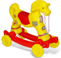 AKSHAT CHETAK HORSE WITH ROCKING FUNCTION AND RUNNING RIDE ON Rideons & Wagons Non Battery Operated Ride On