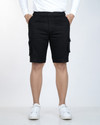 Akshat Enterprise Solid Men Black Cargo Shorts