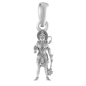 akshat sapphire sterling silver 925 purity god hanuman ji locket for men amp women pure 925 silver lord bajrang bali pendant -ram_hanuman_pendant