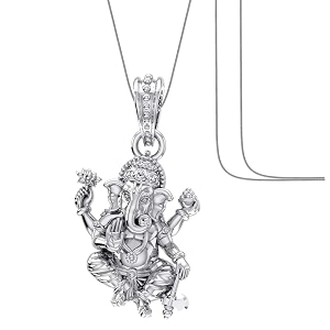 Akshat Sapphire Sterling Silver 92.5 purity God
