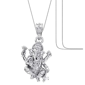 Akshat Sapphire Sterling Silver 92.5 purity God