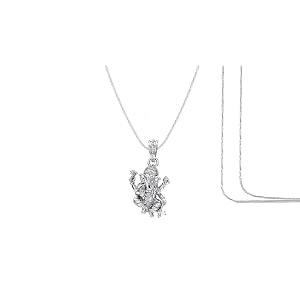 Akshat Sapphire Sterling Silver 92.5 purity God