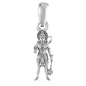 Akshat Sapphire Sterling Silver (92.5% purity) God Hanuman Ji Locket for Men & Women Pure 925 Silver Lord Bajrang Bali Pendant -Ram_Hanuman_Pendant