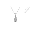 Akshat Sapphire Sterling Silver 92.5 purity Goddess