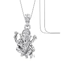 Akshat Sapphire Sterling Silver 92.5 purity God