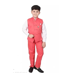 Akshita Trading Kids Shirt Waistcoat and Pant