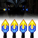 aksmit Side LED Indicator Light for Universal For Bike Universal For Bike