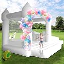 AKSPORT Inflatable Bounce House for Kids with Large Slide