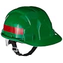 Helmet AKH-14 with Reflective Band Rachet Type - Green (Pack of 10)
