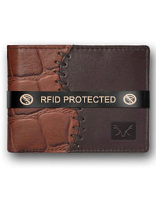 AL FASCINO Men Casual Brown Genuine Leather