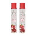 Al-Nuaim Air Freshener - 300ml | Alcohol Free Room freshener (Apple Zafran, Pack Of 2-300ml Each)