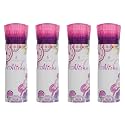 Al-Nuaim Alisha Alcohol Free Deodorant - 200ml (Pack Of 4) |Body Spray |Long Lasting Perfumed Spray Women