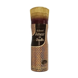 al-nuaim ameeral oudh alcohol free deodorant body spray long lasting perfumed spray for men amp women 200ml