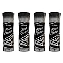 Al-Nuaim Black Orchid Alcohol Free Deodorant - 200ml (Pack Of 4) |Body Spray |Long Lasting Perfumed Spray Men