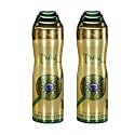 Al-Nuaim Dubai Gold Alcohol Free Deodorant | Body Spray | Long Lasting Perfumed Spray For Men | Pack of 2 x 200ml