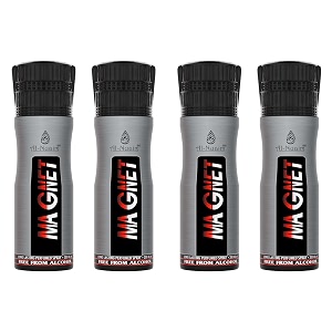 al-nuaim magnet alcohol free deodorant  body spray  long lasting perfumed spray for men