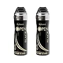 Al-Nuaim Open Black Alcohol Free Deodorant | Body Spray | Long Lasting Perfumed Spray For Men | Pack of 2 x 200ml