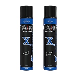 al-nuaim original xx air freshener - 300ml pack of 2 alcohol free air freshener  room freshner a wave of freshness