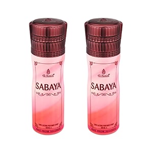 al-nuaim sabaya alcohol free deodorant body spray long lasting perfumed spray 200ml women
