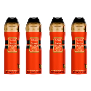 al-nuaim swiss firdous alcohol free deodorant  body spray  long lasting perfumed spray for unisex