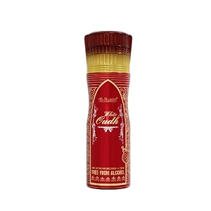 al-nuaim white oudh alcohol free deodorant body spray long lasting perfumed spray for men amp women 200ml