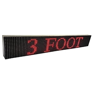 al-quraish p10 led runningscrolling programable text message display board wi-fi red 7 inch  37 inch