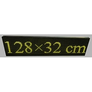 al-quraish p10 led runningscrolling programable text message display board wi-fi yellow 12 inch  49 inch