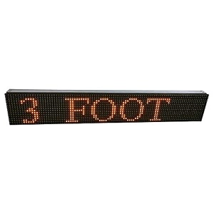 al-quraish p10 led runningscrolling programable text message display board wi-fi yellow 7 inch  37 inch