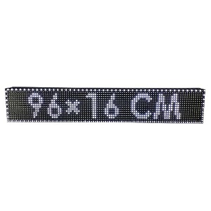 al-quraish p10 led runningscrolling programable text message display board wi-fi white 7 inch  37 inch