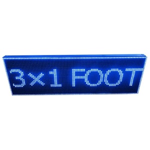 al-quraish p10 led runningscrolling programable text message display board wi-fi blue 12 inch  37 inch