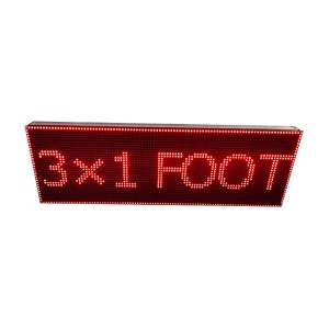 al-quraish p10 led runningscrolling programable text message display board wi-fi red 12 inch  37 inch