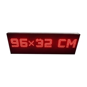 al-quraish p10 led runningscrolling programable text message display board wi-fi red 12 inch  37 inch both side