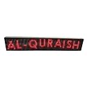 AL-QURAISH P10 Led Running/Scrolling Programable Text Message Display Board WI-FI (RED, 7 INCH. × 37 INCH. BOTH SIDE)